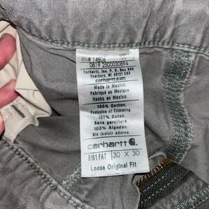 Carhartt Loose Original Fit Pants - Gray